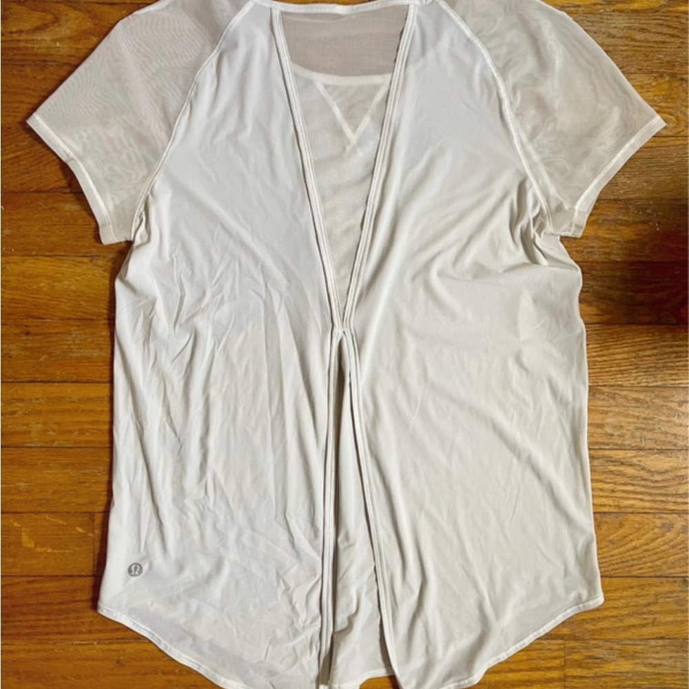 Lululemon top off white color